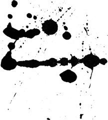 black ink splat