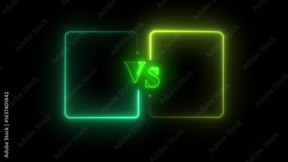 Poster perfect for highlighting comparisons in your projects.vs explore the contrast with our 4k video show