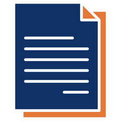 Files solid color icon