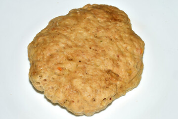 Seitan, fresh cooked vegetarian food of wheat gluten