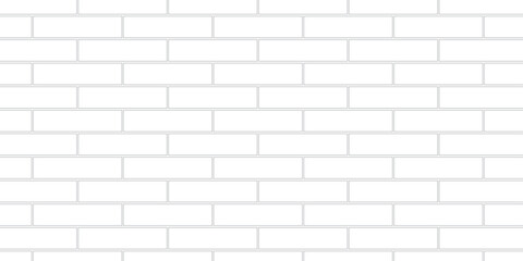 Obraz premium white brick wall texture and solid bricks seamless pattern background. 