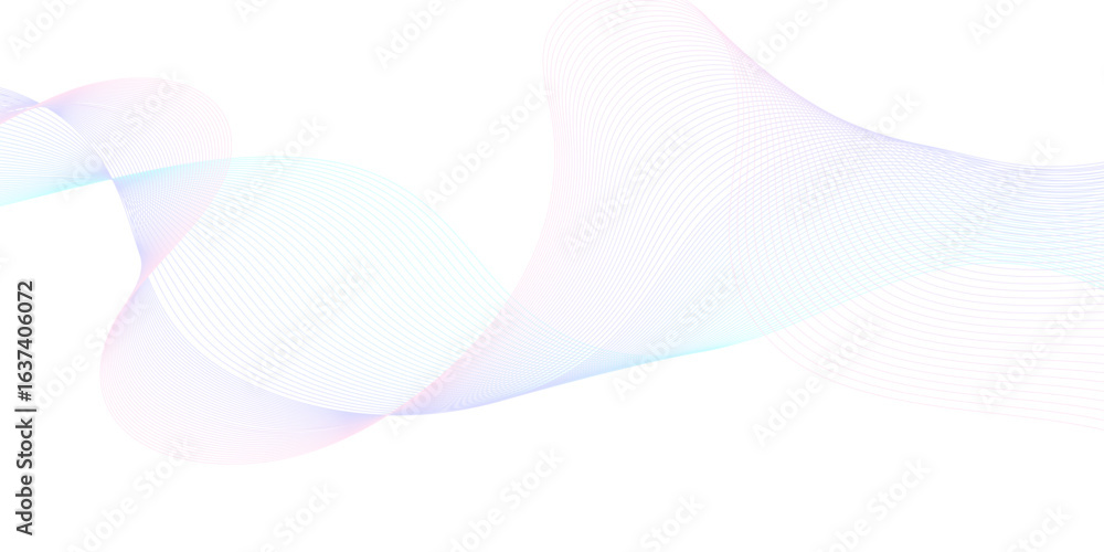 Aufkleber intricate and colorful waveforms: a creative representation of digital frequency tracks with stylize