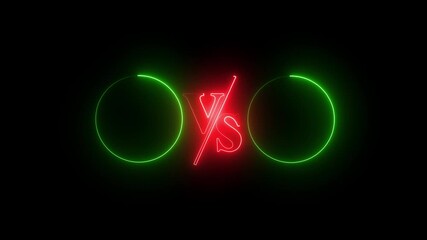 Perfect for highlighting comparisons in your projects.Vs Explore the contrast with our 4K video showcasing new versus text on a stylish background.