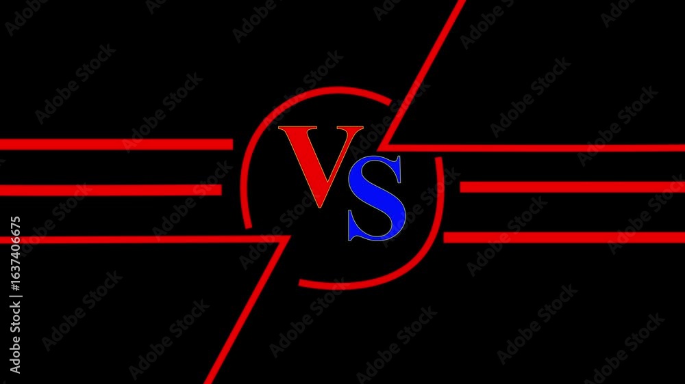 Poster perfect for highlighting comparisons in your projects.vs explore the contrast with our 4k video show