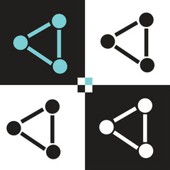 vector flat icon with shadow vector eps 10