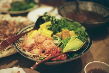 chicken and vegetable salad