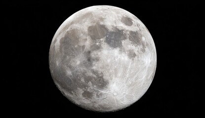 Full Moon Night Sky Space Astronomy Celestial