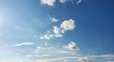 blue sky with clouds wallpaper