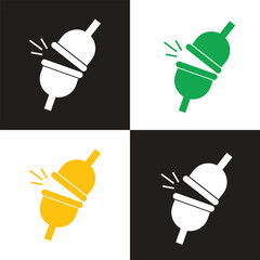 vector illustration of a set of colorful ice cream