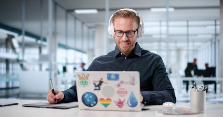 Talented Young Artist Creating Stunning Visual Designs