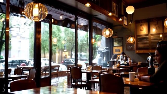 interior of cafe