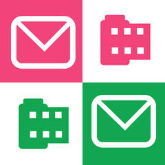 Mail icons set