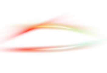 Abstract neon glowing light leaks overlay effect cutout, film grain texture background, rough grunge color gradients shape cutout, png image