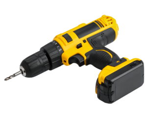 Yellow drill power tool cordless drill machine