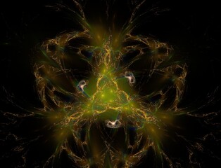 Imaginatory fractal abstract background Image