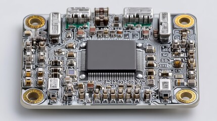 High-Resolution Circuit Board Component Layout for Electronic Design Projects