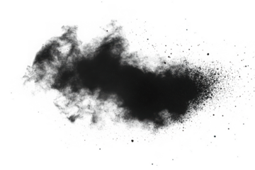 High resolution realistic smoke cloud effect png image for design projects, digital art, and compositing, isolated on transparent background