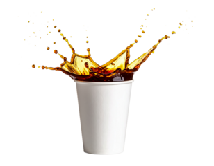 Coffee splash drink beverage liquid caffeine cup