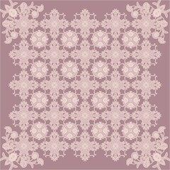 maountbaten pink geometric scarf hija