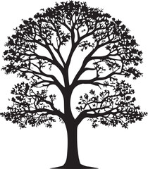 tree silhouette Vector | Minimalist & Trendy tree Silhouette Design | Unique & Stylish tree Artwork for Vector design