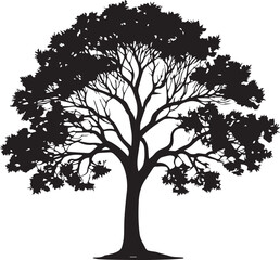 tree silhouette Vector | Minimalist & Trendy tree Silhouette Design | Unique & Stylish tree Artwork for Vector design