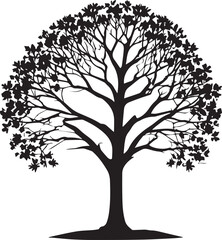 tree silhouette Vector | Minimalist & Trendy tree Silhouette Design | Unique & Stylish tree Artwork for Vector design