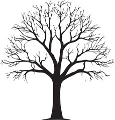 tree silhouette Vector | Minimalist & Trendy tree Silhouette Design | Unique & Stylish tree Artwork for Vector design