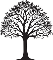 tree silhouette Vector | Minimalist & Trendy tree Silhouette Design | Unique & Stylish tree Artwork for Vector design