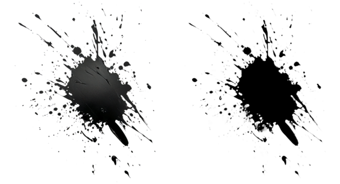 PNG a splash of water on a black background with a transparent background - Powered by Adobe