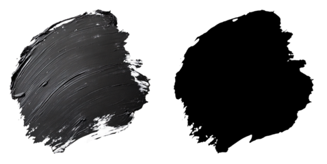 PNG a piece of glass with white paint on it with a transparent background