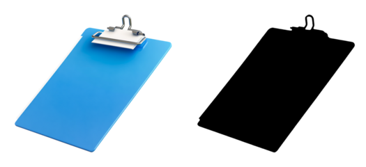 PNG a clipboard with a blank label hanging from a clip with a transparent background