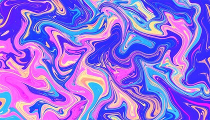 Fototapeta premium Vibrant abstract swirl of pastel colors