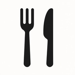 fork and knife
"Minimalist Fork and Knife icon"