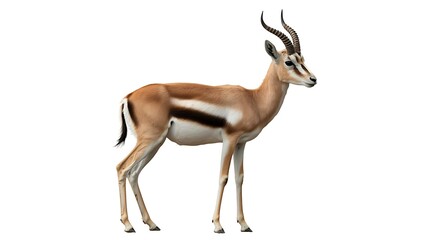 Fototapeta premium Gazelle isolated on white background