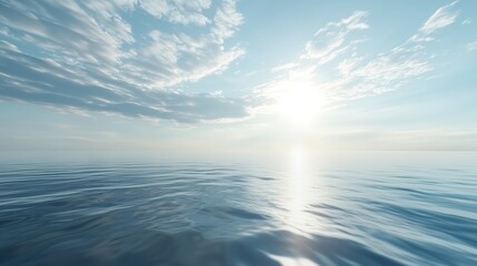 Obraz premium Beautiful tropical beach with clear turquoise water, waves, and a blue sky, perfect for a summer vacation by the ocean and island paradise