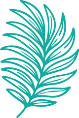 vector illustration of a leaf