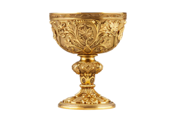 Ornate golden chalice