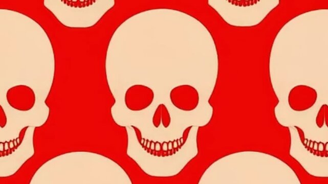 minimal skull pattern, skull seamless loop, skull vector background, flat design skull, cream on red pattern, vintage skull background, retro skull vector, tileable skull pattern, seamless skull 