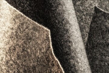 Abstract textured layers of varying shades of brown and gray