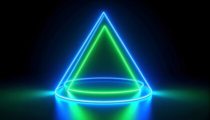 Neon geometric shapes (1)