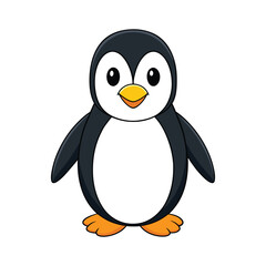 penguin cartoon vector, cute penguin, baby penguin