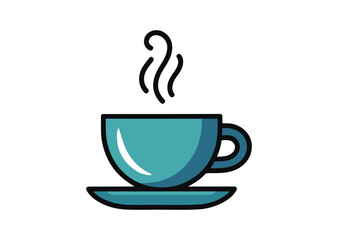 Coffee cup vector illustration, coffee cup icon