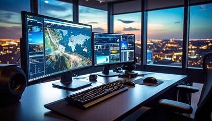 lcd monitor with a screen