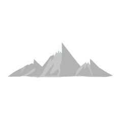 Iconical Mountain Design - Background Mountains Vector