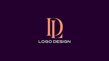 DL Monogram Logo | Sleek and Modern DL Lettermark for Professional Branding

