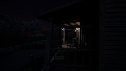 ホラーハウス　夜空が見えない日