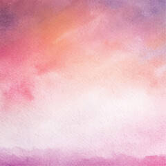 Soft Watercolor Sky Dreamy Pastel Gradient Background