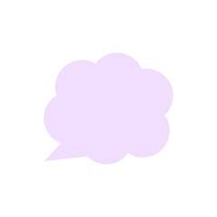 シンプルデザイン線なしふきだしイラスト⭐︎PNG