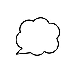 シンプルデザインふきだしイラスト⭐︎PNG