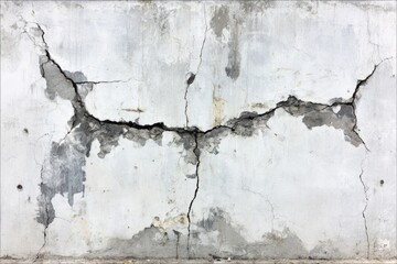 Obraz premium Cracked, weathered concrete wall
